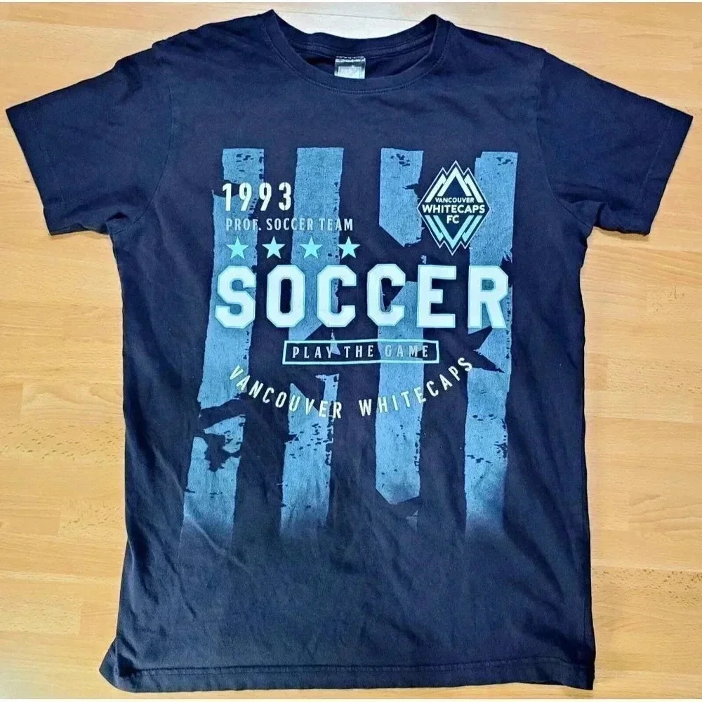 1993 Vancouver Whitecaps FC Short Sleeve Size S Football Soccer Shirt Canada MLS